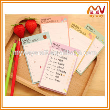 Weekly plan exercise book, Korean creative stationery, new products on china market